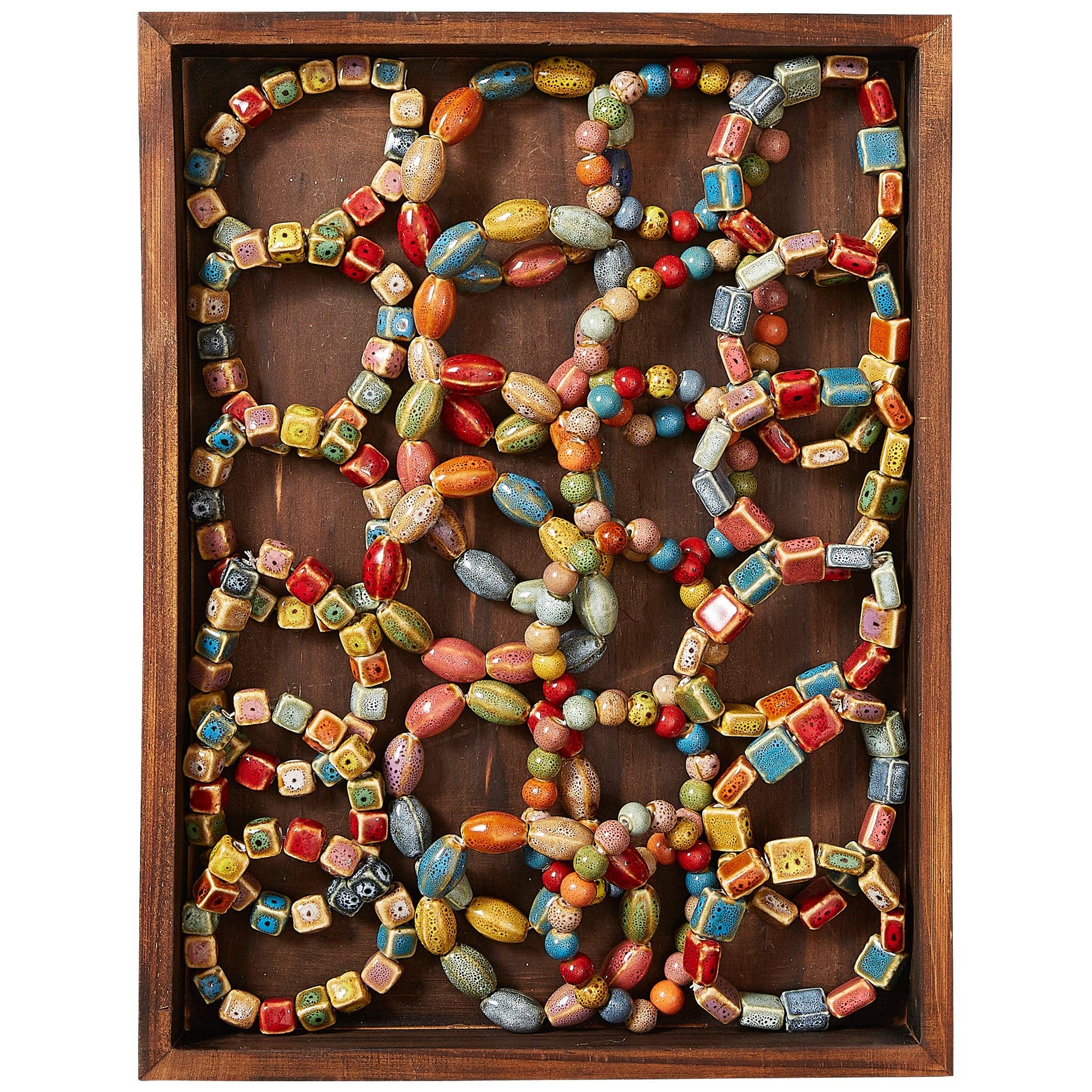 Hadley Wren – Pulseira de missangas por atacado – Pulseira de Argila Multicolorida com Contas Grandes - Pacote com 24 Formas Variadas3