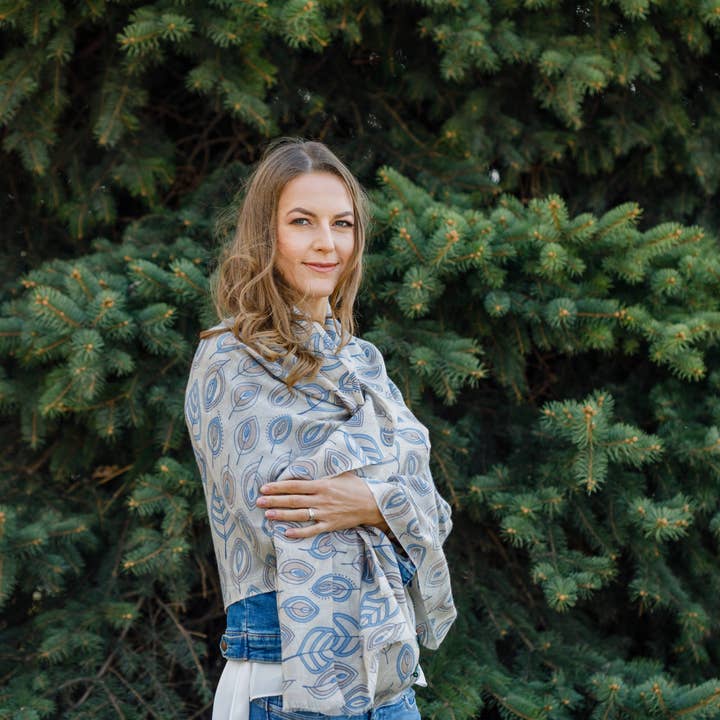 Light gray Marbu Scarf for wholesale on Faire2