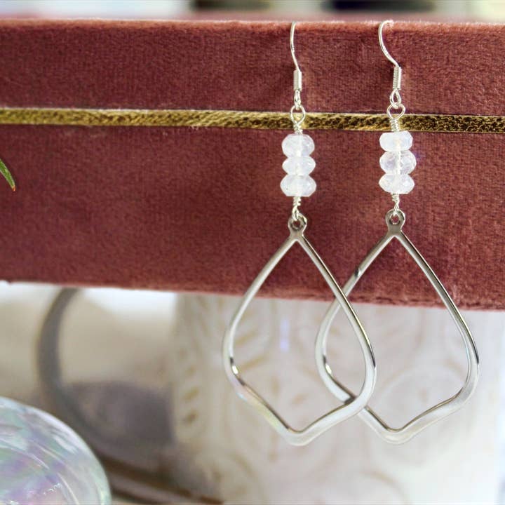 Luna Earrings Silver for wholesale by Stella&Asher Shop