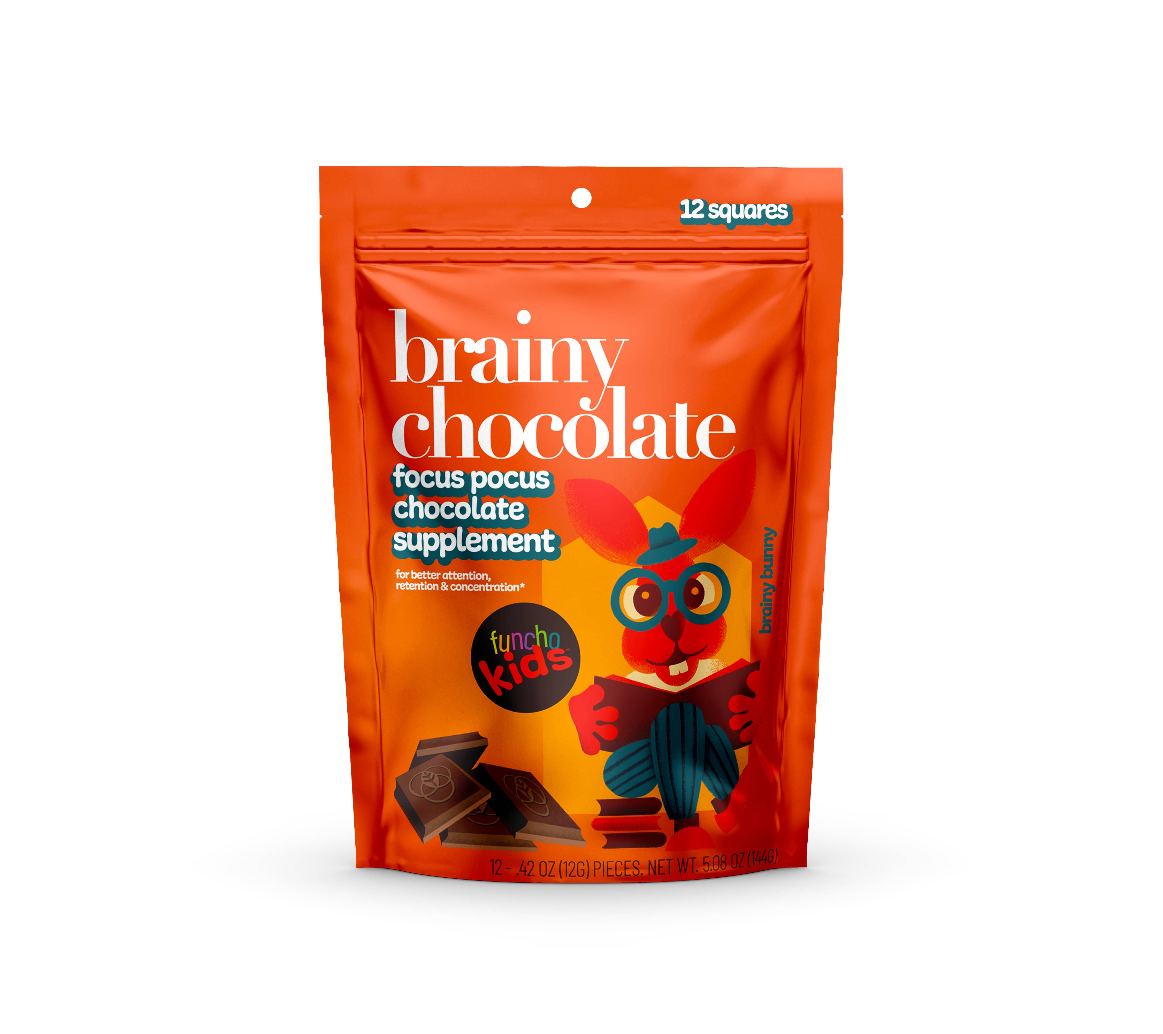 The Functional Chocolate Company – wholesale Oralt tillskott/Vitamin – Funcho KIDS - Brainy Choklad