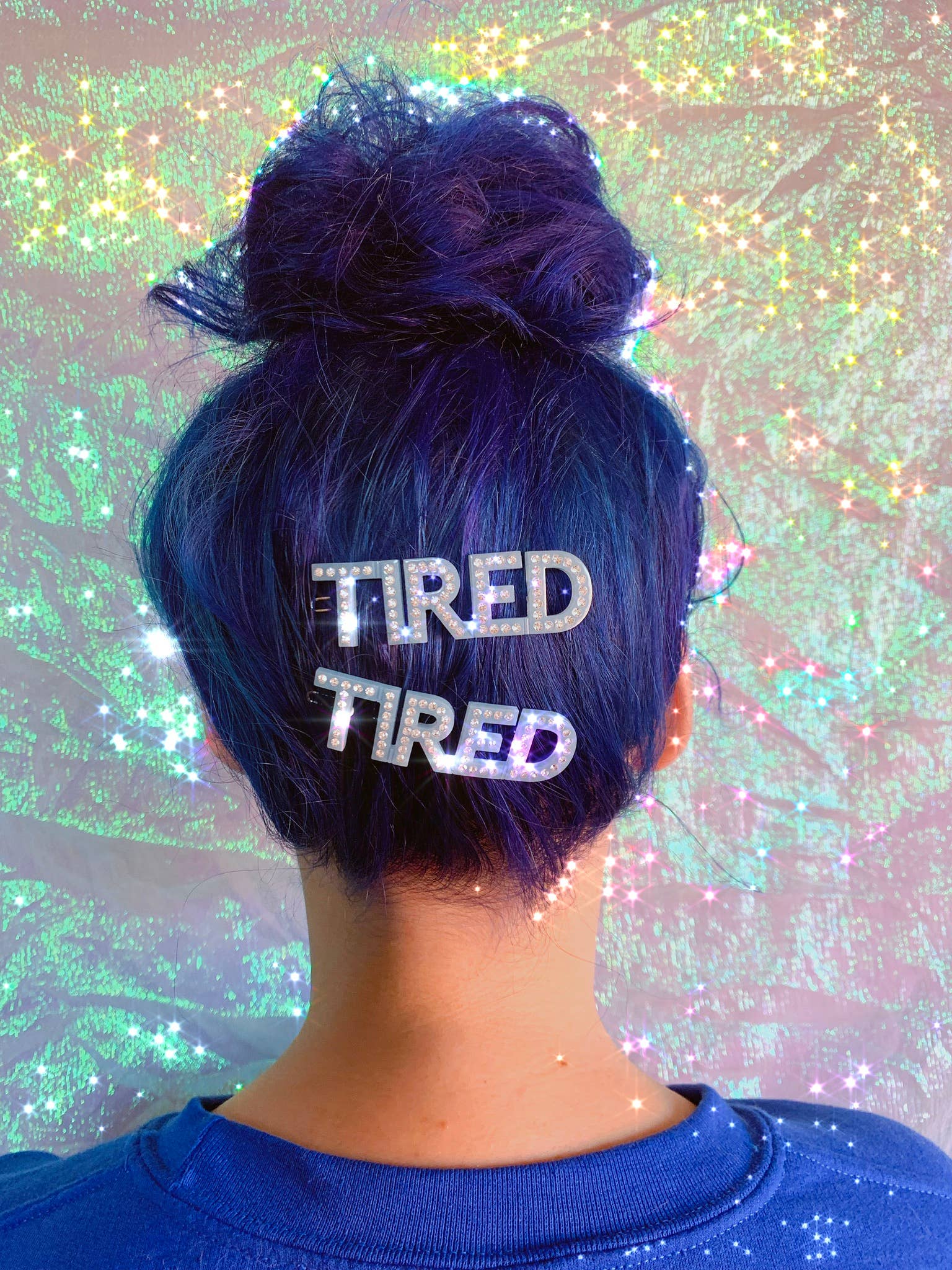 Peach Beast - Wholesale Hair Clip - Women's - Tired Rhinestone Hair Clip Set2