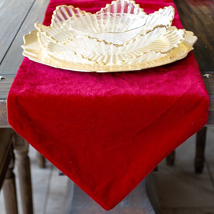Velvet Runner Rosso Scuro 11x70 per la vendita all'ingrosso da parte di The Royal Standard