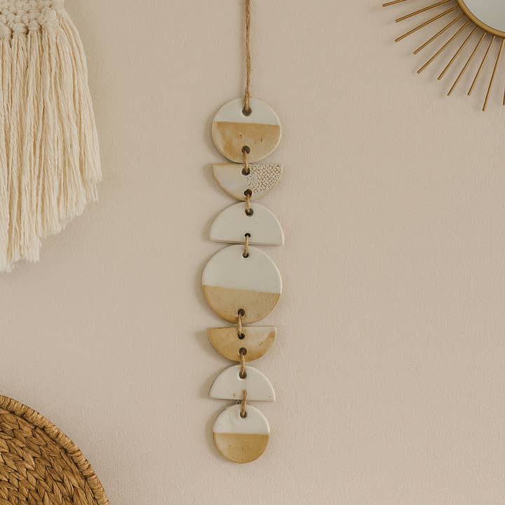 Handmade Boho Hand Wall hanging, ceramic wall hanging. for wholesale by Design by Pouneh