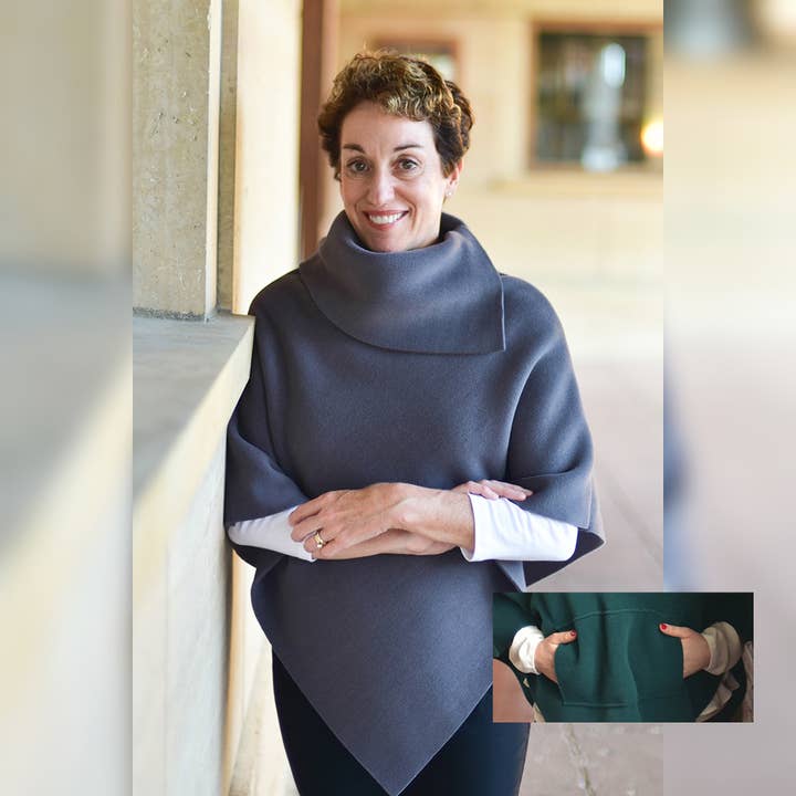 Swanque - Wholesale Poncho - Women's - Indoor Froque with Pocket1