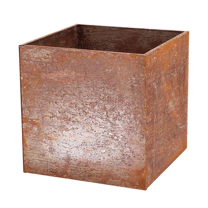 Esschert Design USA - Wholesale Plant Pot - Square Corten Steel Planter