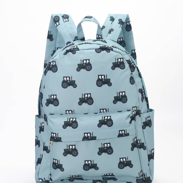 sassy kids palace - Wholesale Backpack - Kids - Blue Tractors Boys Backpacks0