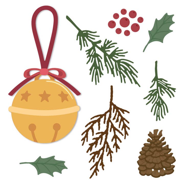 Lovely Layers: Sleigh Bell - Honey Cuts - Stand-Alone Dies for wholesale by Honey Bee Stamps