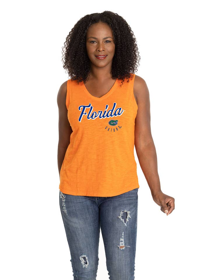 Flying Colors Apparel - Wholesale Tank Top - Women's - Florida Gators Sloan V-Neck Tank