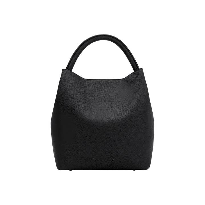 Melie Bianco - Wholesale Crossbody Bag - Women's - Karianna Black Recycled Vegan Crossbody Bag2