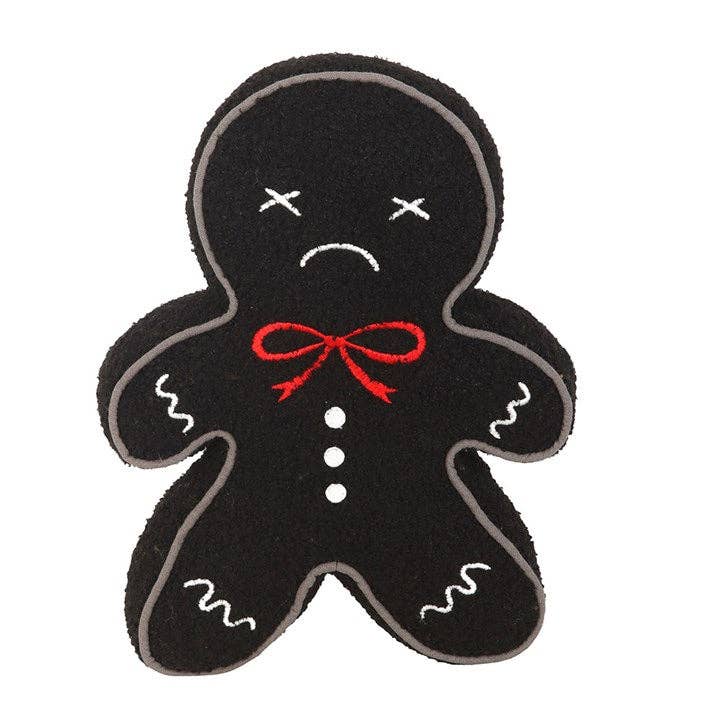 Something Different Wholesale - Wholesale Throw/Decorative Pillow - Spooky Gingerbread Man Gothic Christmas Cushion1