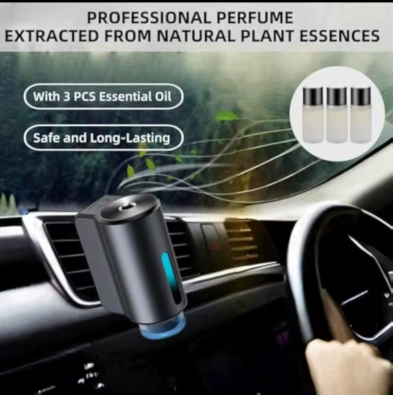 Seasonal Redolence - Wholesale Car Freshener - Unisex - Cylinder Intelligent Car Fragrance Diffuser1