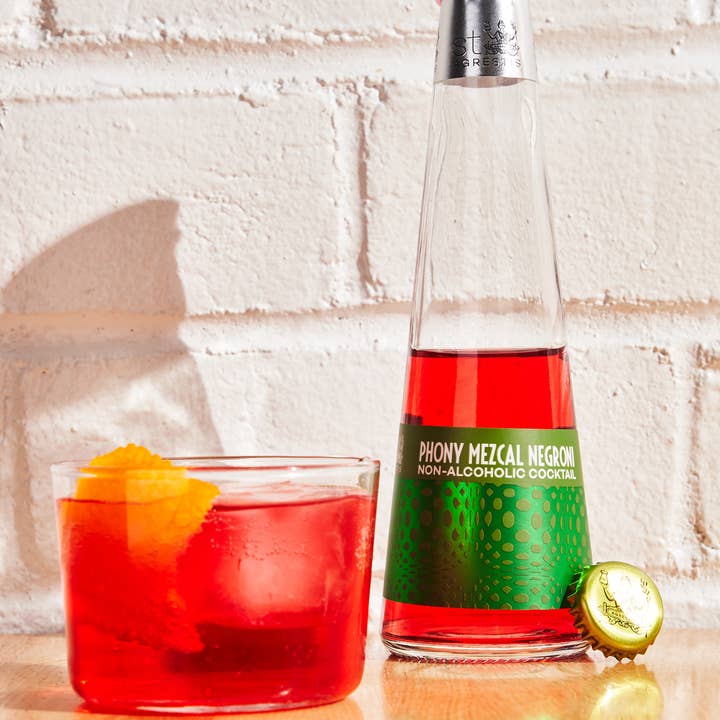 St. Agrestis - Wholesale Non-Alcoholic Aperitif/Mocktail - St. Agrestis Non-Alcoholic Phony Mezcal Negroni.3
