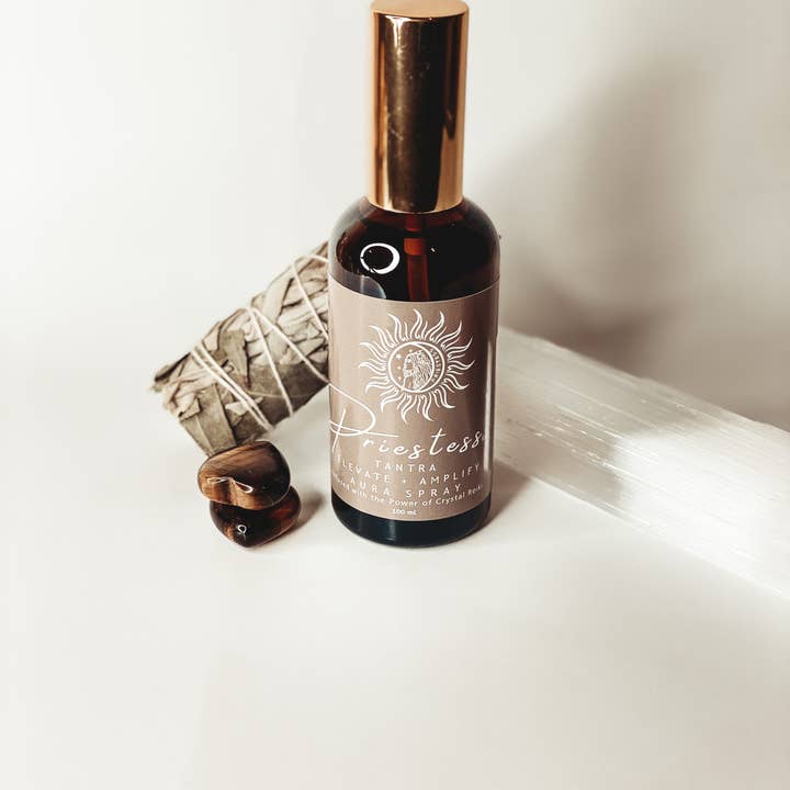 Priestess RX - Vendita all'ingrosso Spray per tessuti e ambienti - TANTRA Spray per aura occhio di salvia e tigre2