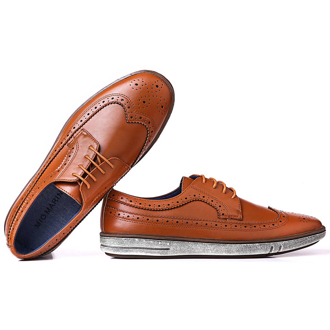 Mio Marino - Wholesale Brogue Shoes - Men's - Casual Wingtip Dress Shoes4