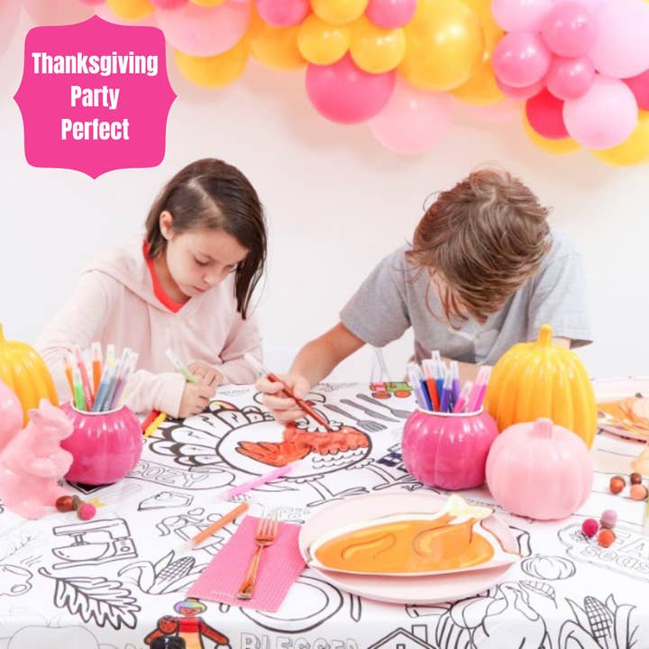Creative Crayons Workshop - Wholesale Coloring Tablecloth - Kids & Baby - Thanksgiving Coloring Tablecloth12