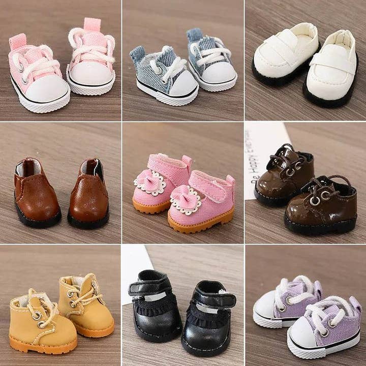 For Ropa LABUBU 15 to 17cm Cotton Doll Shoes Casual Sports Canvas Martin Boots Accessories for Labubu Outfits for wholesale by THE INTSUP USA