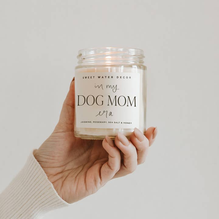 Sweet Water Decor - Wholesale Jar/Filled Candle - In My Dog Mom Era Soy Candle - Home Decor & Gifts