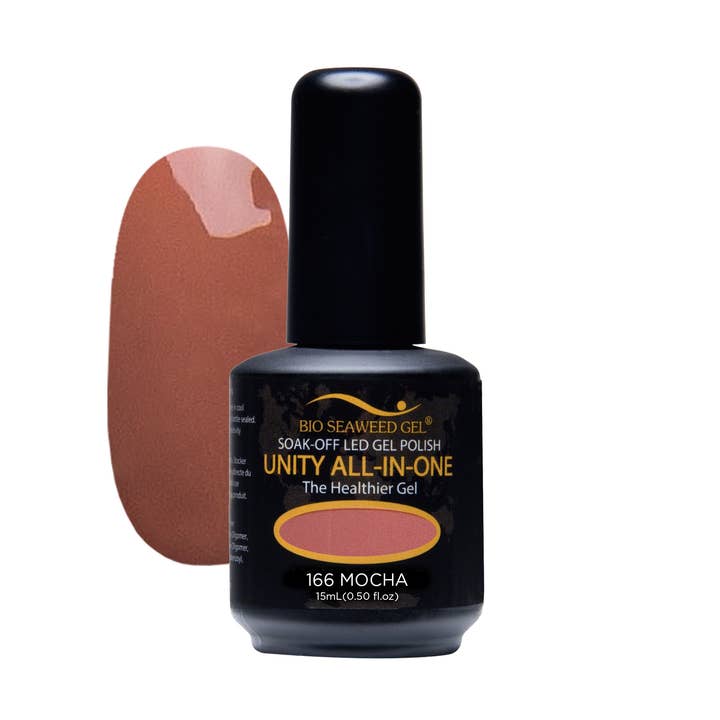 UNITY Vernis à gel tout-en-un - 166 Moka pour la vente par Bio Seaweed Gel