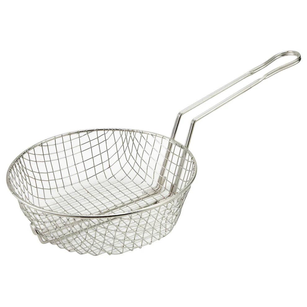EcoQuality - Wholesale Kitchen Tool/Gadget - MSB-08 to 12M, 8-12" Nickel Plated Diff Mesh Culinary Basket, EA0