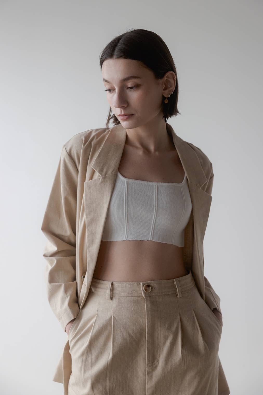 MOD REF - Wholesale Blazer - Women's - The Arla Jacket | Oversized Linen Blazer20