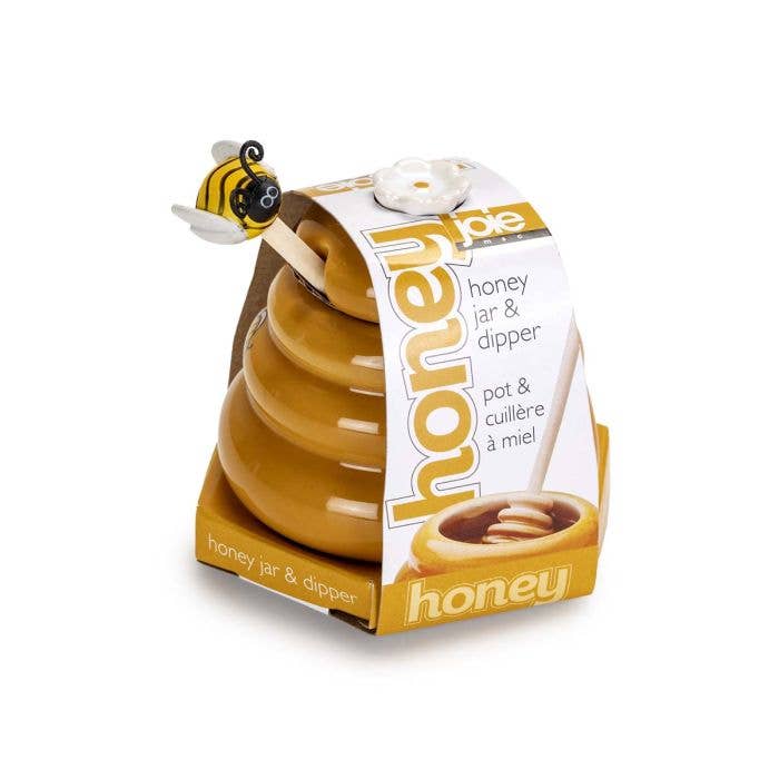 HIC - Harold Import Co. - Wholesale Kitchen Tool/Gadget - Joie Honey Jar And Dipper Set
