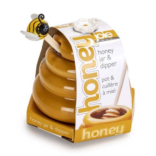 Joie Honey Jar And Dipper Set for wholesale by HIC - Harold Import Co.