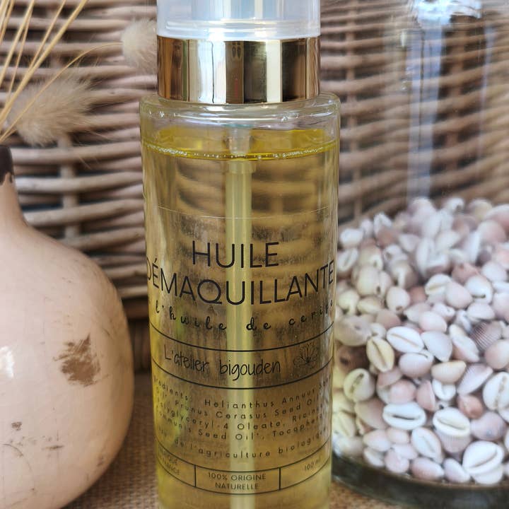 Olio struccante delicato e naturale per la vendita all'ingrosso da parte di L'Atelier Bigouden