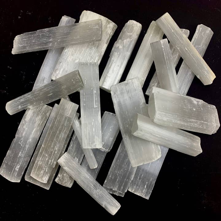 Pelham Grayson Rose - Wholesale Spiritual Stone/Crystal - Selenite | Raw Slabs | 15 cm long | 10 lbs