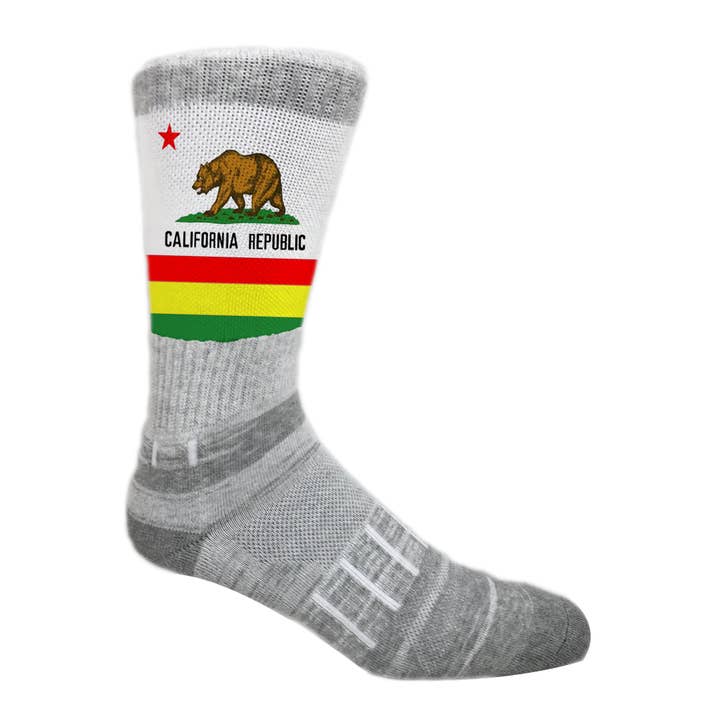 Calcetines Rasta Cali Crew para venta al por mayor de Moxy Socks