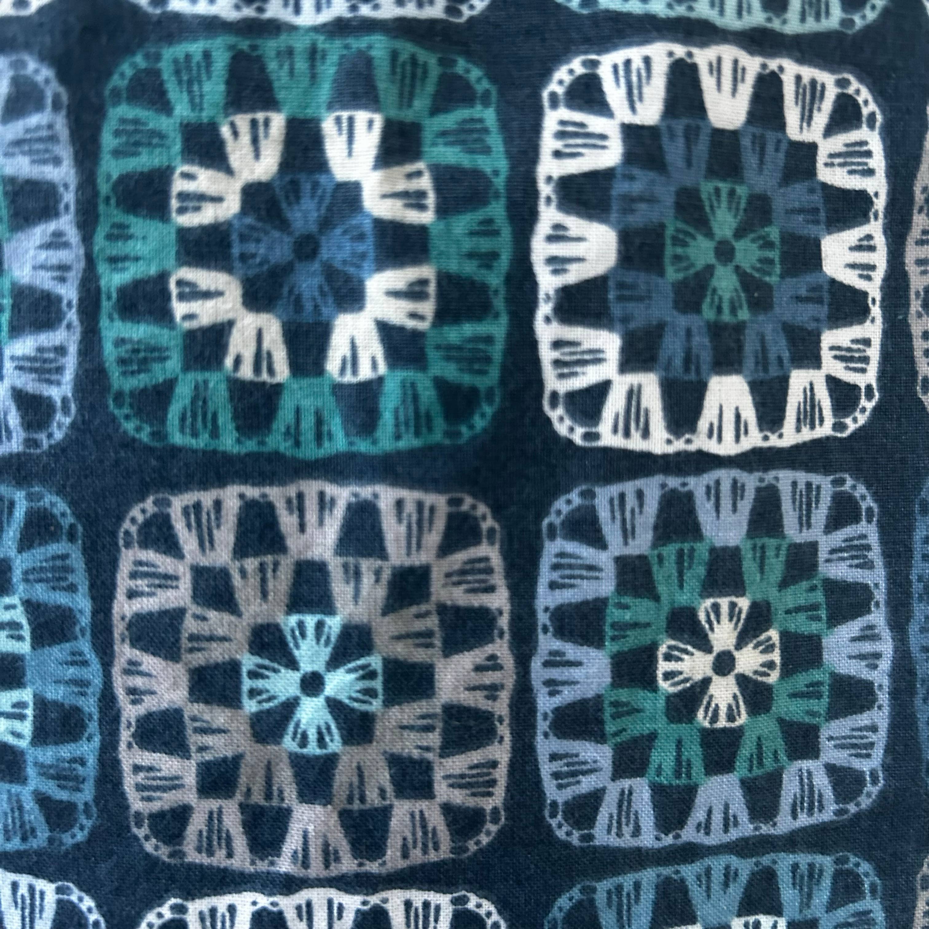 Wholesale Blue Granny Square Baby Bib for your store Faire