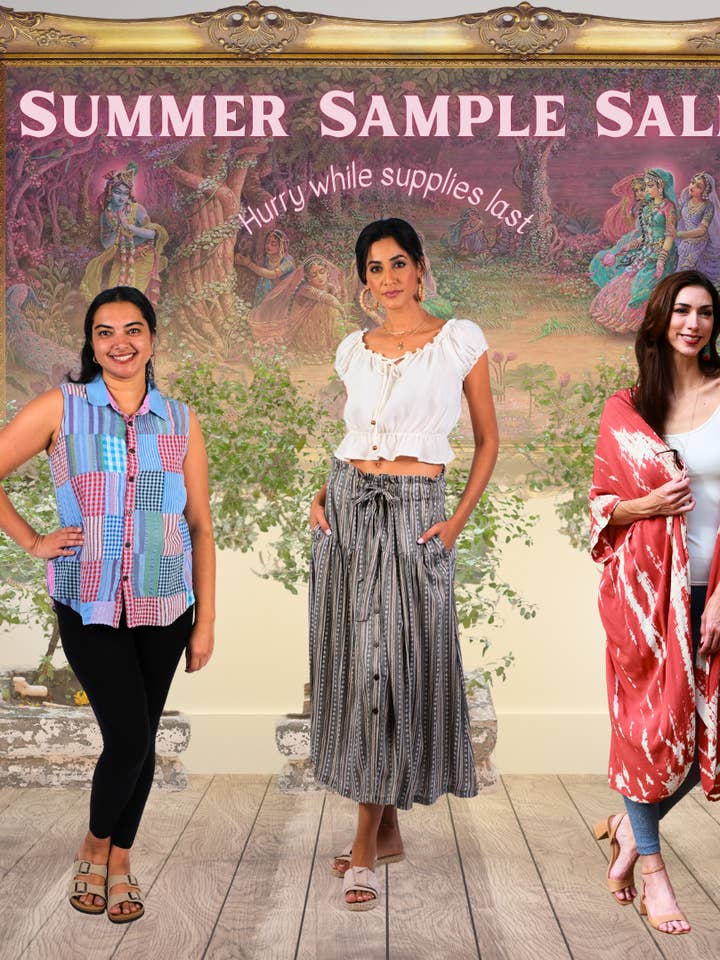 Summer Sample Sale for wholesale by Sacred Threads