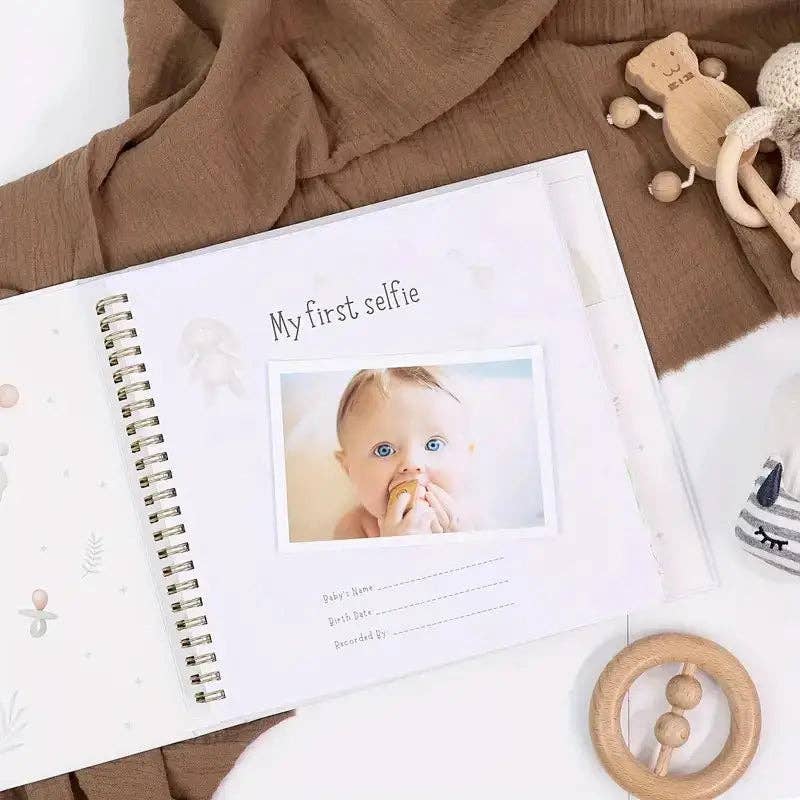 Joy Gift London - Wholesale Memory Book - Kids & Baby - Luxury Baby Memory Book - Gold Foil Cover4