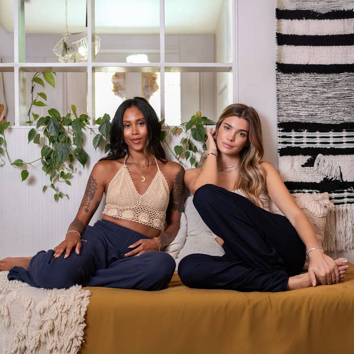 Lotus and Luna - Wholesale Pants - Women's - Oxford Cotton Wide Leg Pants8