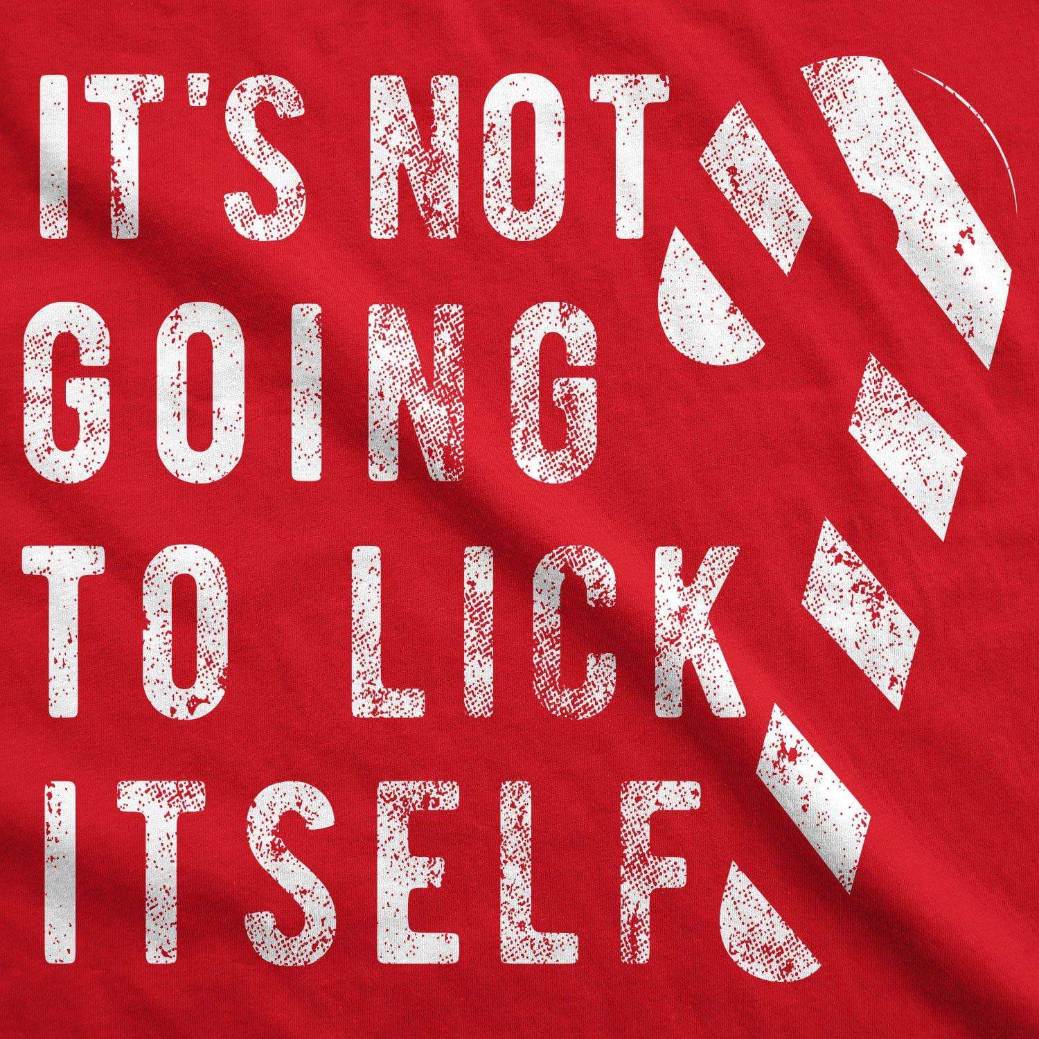 Crazy Dog T-Shirts - Wholesale Shirt - Men's - It's Not Going To Lick Itself Men's Tshirt Christmas Graphic2