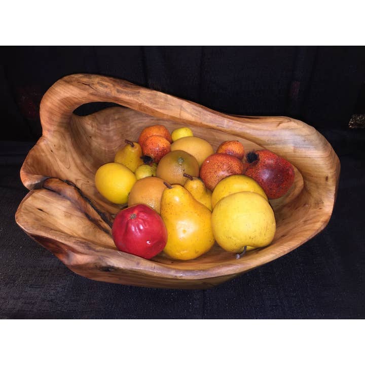Greener Valley Trading - Wholesale Basket - Wooden Basket With Handle