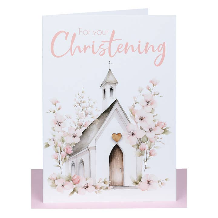 Lil's Cards - Wholesale Baby card - Christening Card for a Girl