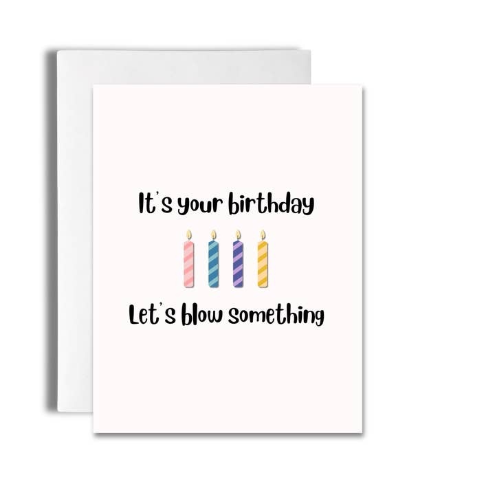 Cheeky Ink - Wholesale Birthday Card - Let's Blow Something | Explosive Birthday Card1