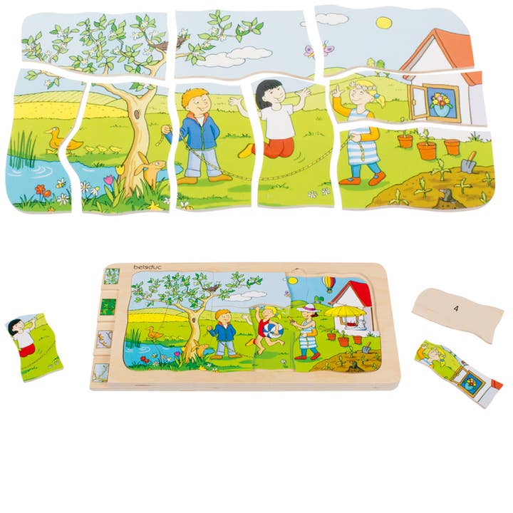 Beleduc - Wholesale Puzzle - Kids - Layer-Puzzle "4 Seasons" - Beleduc
