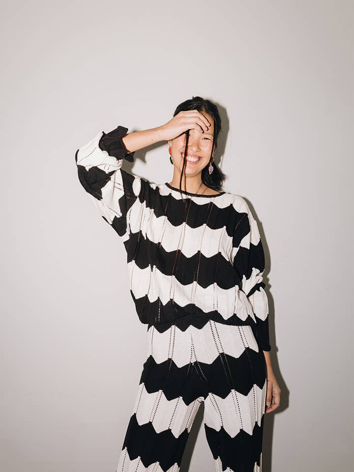 Zog Long Rise Knitted Women's Pants for wholesale by Celmo