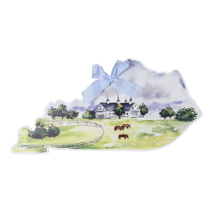 Support de porte de ferme équestre en forme de Kentucky pour la vente par Barrel Down South