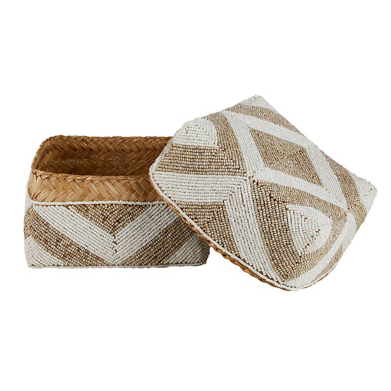 47th & Main (Creative Brands) - Wholesale Basket - Patterned Beaded Baskets - Set of 32