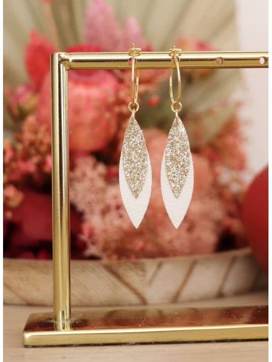 Pendientes bandama - Blanco para venta al por mayor de May & June