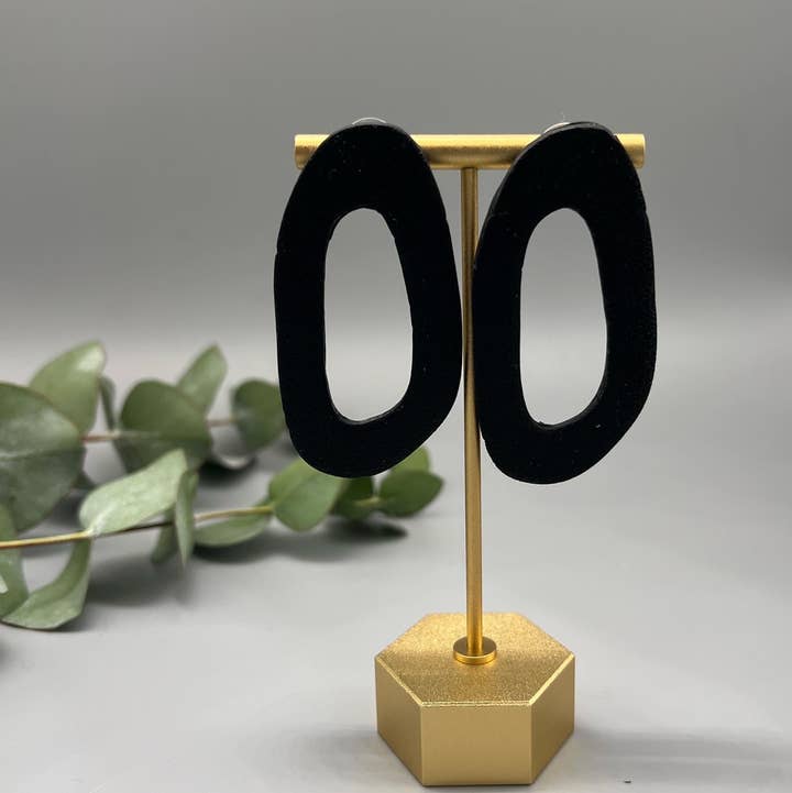 Asa&Rae - Wholesale Stud/Post Earrings - Oblong Oval Statement Stud1