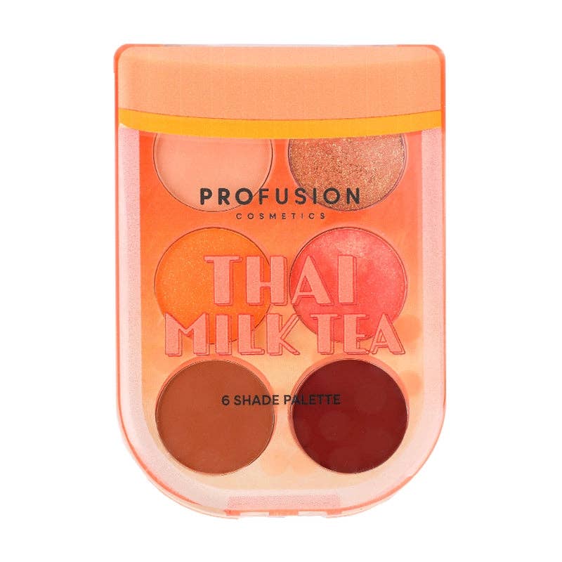 Profusion Cosmetics - Vendita all'ingrosso Palette di ombretti - Palette di ombretti altamente pigmentati a 6 tonalità - Milk Tea8