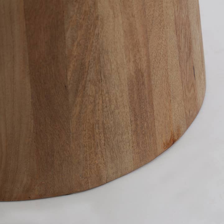 Kodu - Wholesale Side Table - Lautrec dining table, in white terrazzo and mango wood1