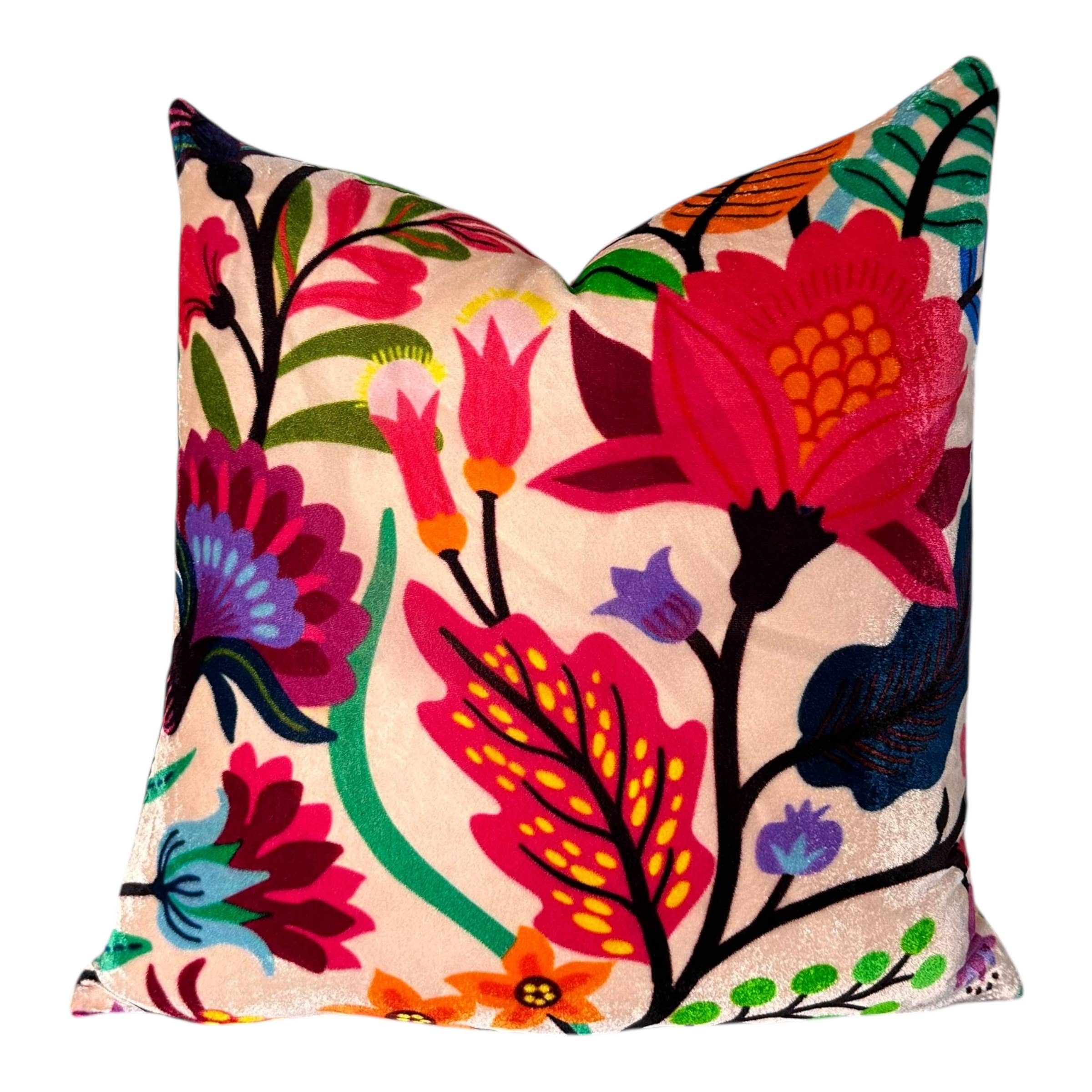 Winton and Waits - Wholesale Throw Pillow Cover - Otomi Silk Velvet Pillow Cover1
