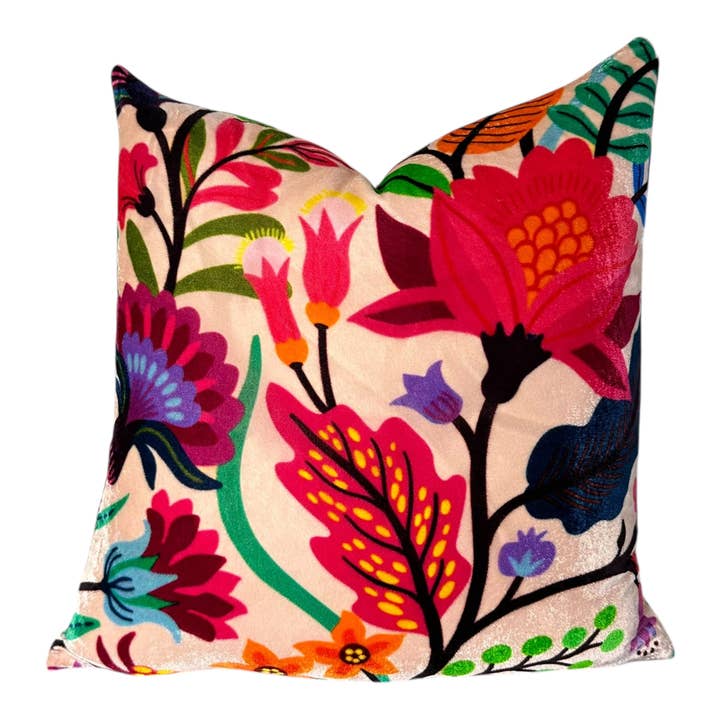 Winton and Waits - Wholesale Throw Pillow Cover - Otomi Silk Velvet Pillow Cover1