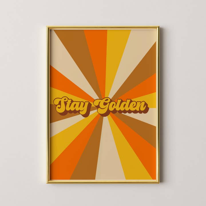 Stanna gyllene tryck för wholesale av GiGi Thomas Designs