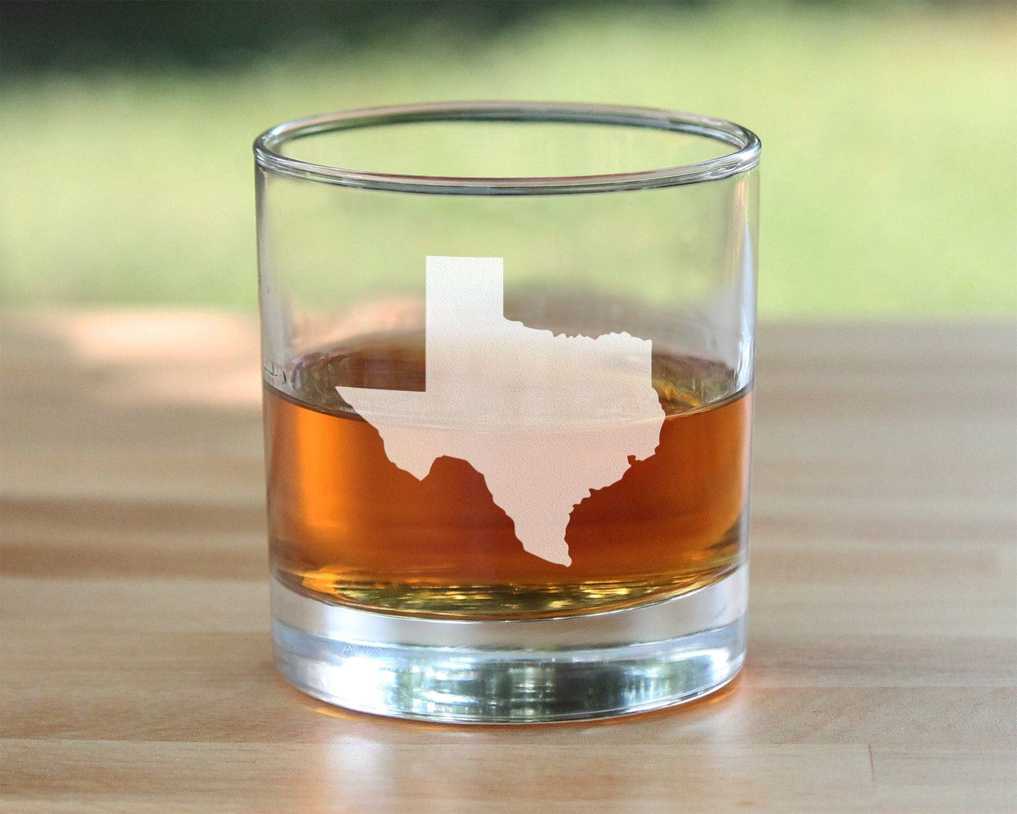 bevvee - Wholesale Cocktail/Liquor Glass - State of Texas Whiskey Rocks Glass - Texans Gifts and Decor