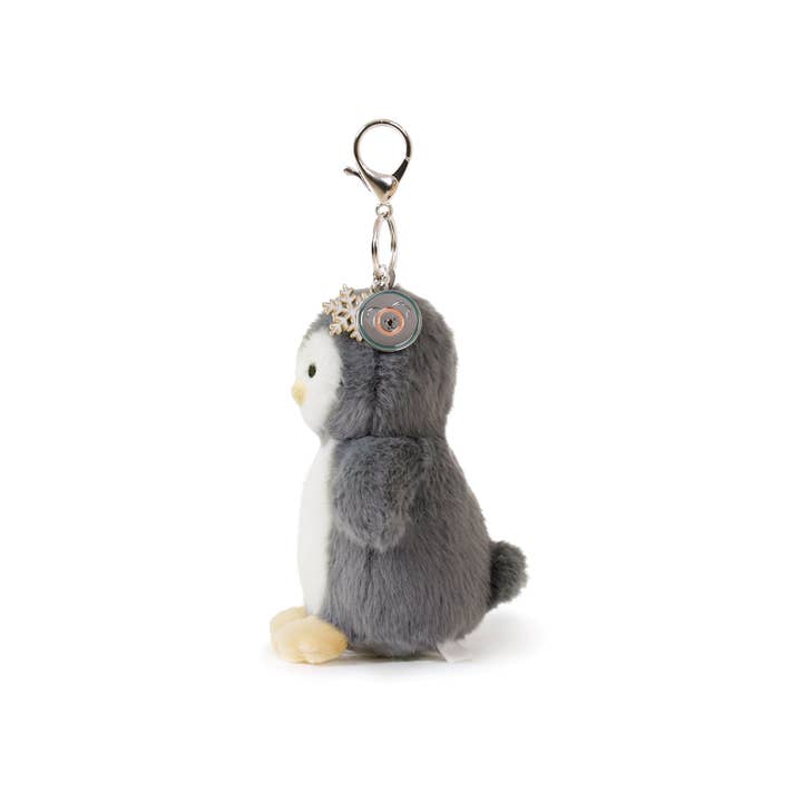 OB Designs Australia - Wholesale Keychain – Child - Iggy Penguin Bag Charm (Vegan Angora) 7"/ 18 cm1